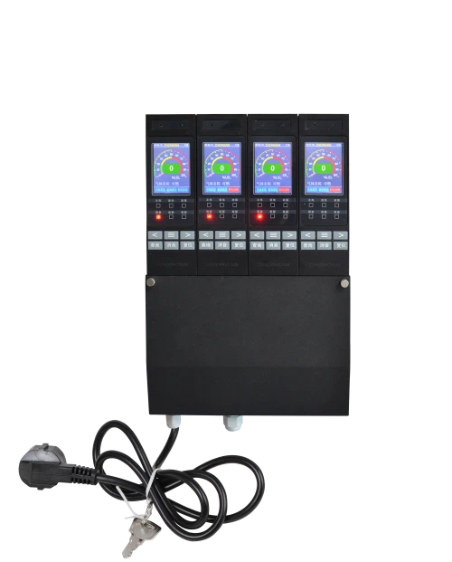 4 Channels Gas Leak Detector Control Panel Gas Alarm Controller